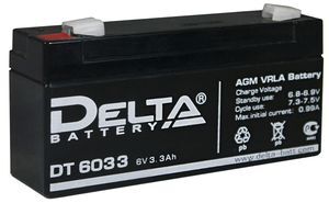 Аккумуляторная батарея Delta DT 6033 delta