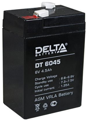 Аккумуляторная батарея delta DT 6045