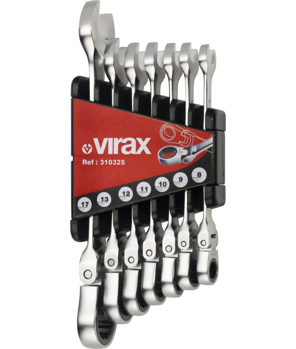 Набор ключей с подвижной головкой 8-17 мм virax