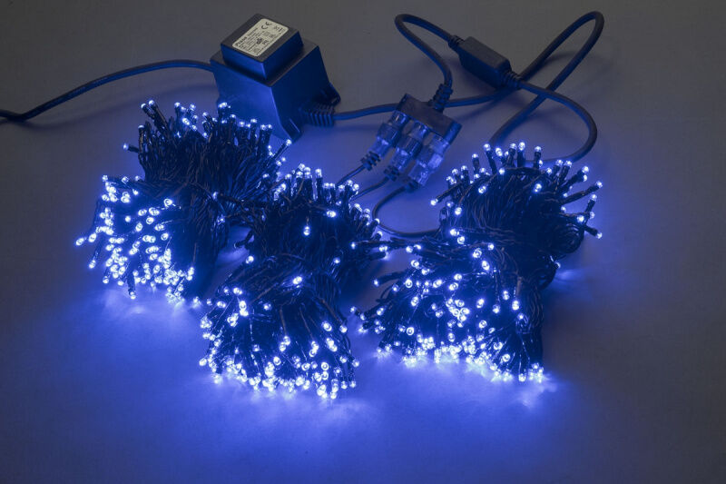 LED-BS-200*3-20M*3-24V-B (TYPE-3A) 3 нити, синий FLESI-NEON