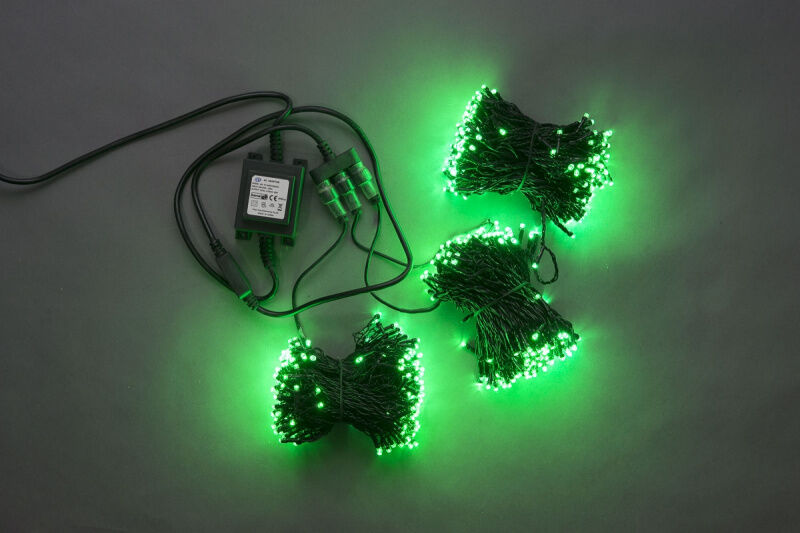 LED-BS-200*3-20M*3-24V-G (TYPE-3A) 3 нити, зеленый FLESI-NEON