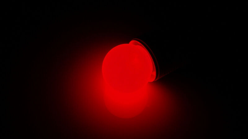 LED-Lamp-E27-40-5-R, красный FLESI-NEON