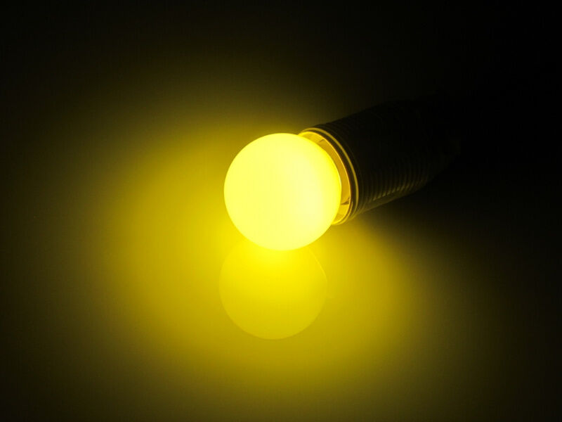 LED G45 220V-240V Yellow, жёлтый FLESI-NEON