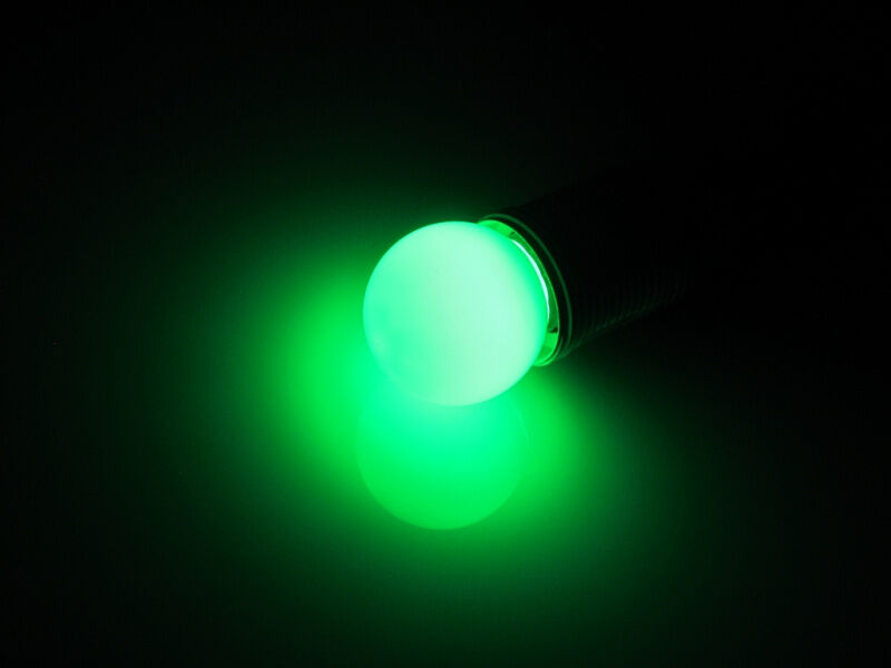 LED G45 220V-240V Green, зелёный FLESI-NEON