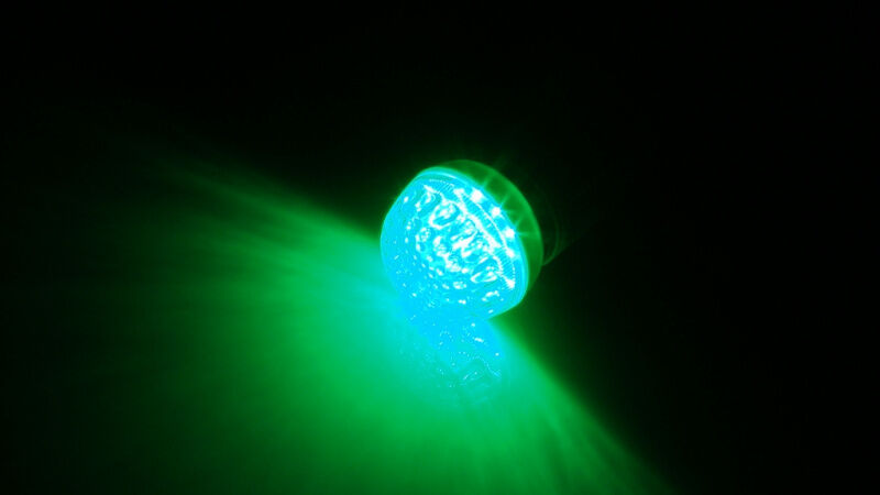 LED-Lamp-E27-50-9-G, зеленый FLESI-NEON