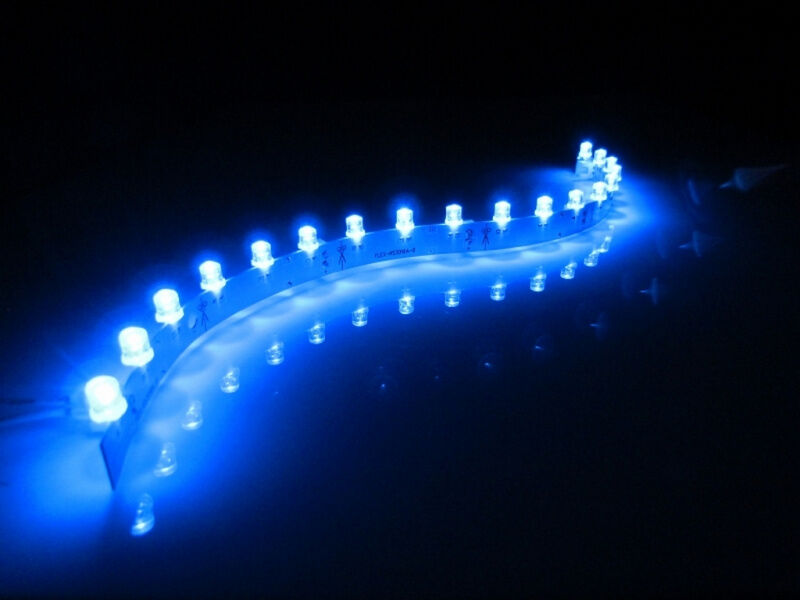 LED 18 12V 1.6W Гибкая линейка Flex (30*1 см), син FLESI-NEON