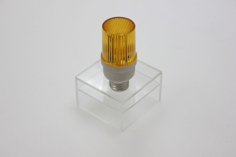 LED лампа-вспышка E-27, желтая G-LEDJS07Y FLESI-NEON