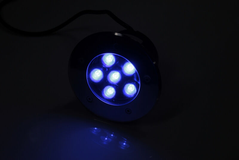 G-MD100-B грунтовой LED-свет синий D150, 6W, 12V FLESI-NEON