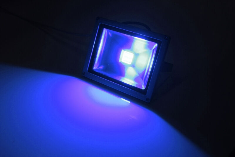 G-DТ120-29-B new LED прожектор синий,1LED-20W,220V FLESI-NEON