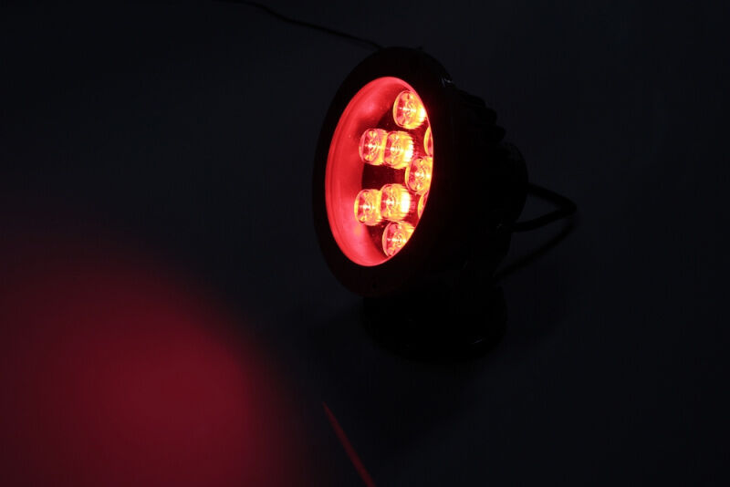 G-DT109-R 12V LED прожек.,9 LED CREE/1W, 12V красный FLESI-NEON