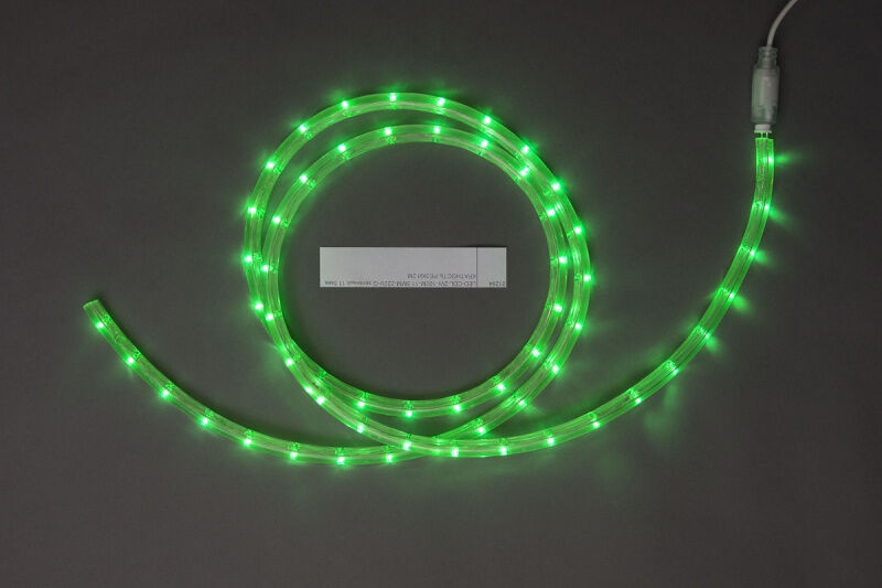 LED-СDL-2W-100M-11.5MM-220V-G зеленый,11.5мм, КРАТНОСТЬ РЕЗКИ 2М FLESI-NEON