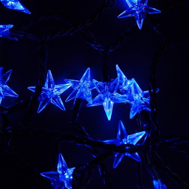 Светодиодная гирлянда Звёзды - Синие neo-neon