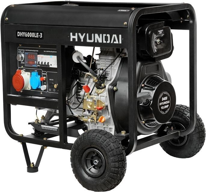 Дизельный генератор Hyundai DHY 6000LE-3 HYUNDAI