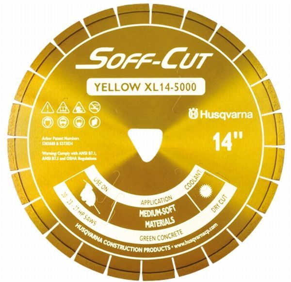 Алмазный диск для Soff-Cut 2000e HUSQVARNA XL10-5000 5427561-04 husqvarna