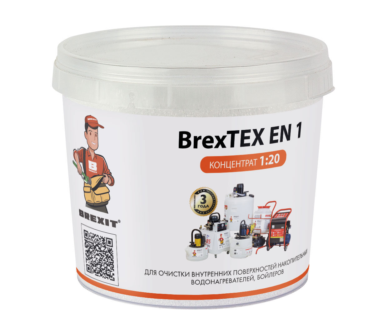 Порошкообразный реагент для очистки водонагревателей BrexTEX EN 1 brexit