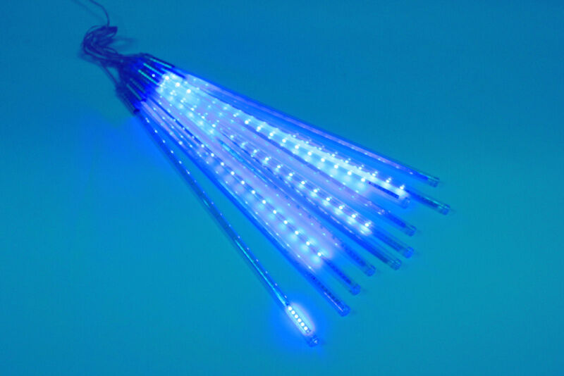 2021 Сосульки строб Трубки D12mm,10шт 0,5М Синяя LED-PLM-SNOW-480SMD-0.5*4.5M-10-7V-B не соедин. FLESI-NEON