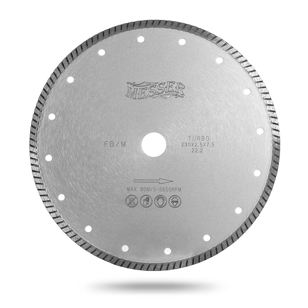 Алмазный турбо диск Messer FB/M. Диаметр 230 мм MESSER