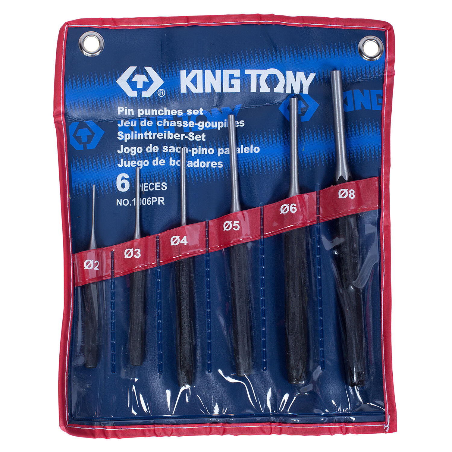 Набор выколоток, 6 предметов KING TONY 1006PR King Tony