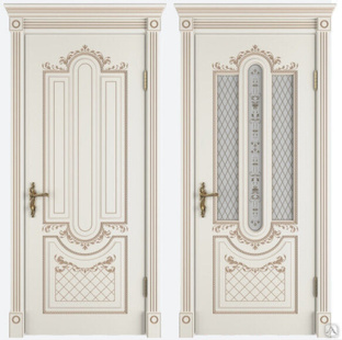 Alexandria Ivory PG VFD межкомнатная дверь покрытие эмаль с патиной. Производство Россия. #1