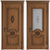 Greta Honey Classic PB VFD межкомнатная дверь покрытие экошпон с патиной. Производство Россия. #1