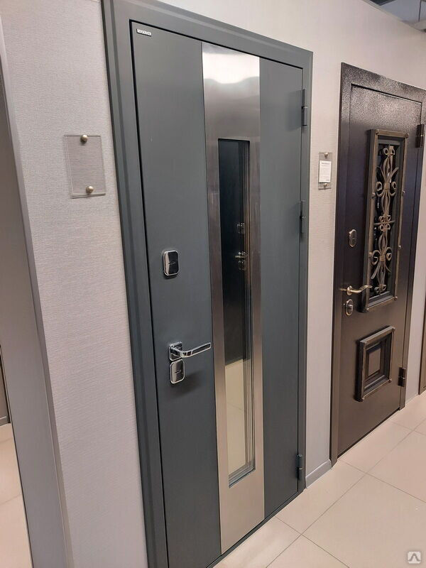 TERMAX Lumi Berseker серый муар Алма входная дверь с терморазрывом ...