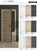 Urban 1 Antic Loft VFD межкомнатная дверь с чёрной алюминиевой кромкой. Производство Россия #2