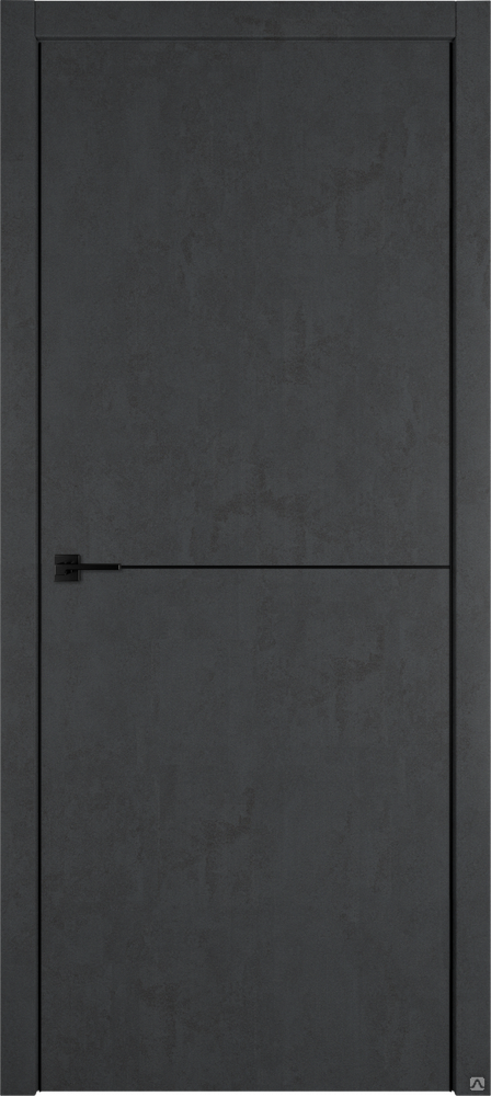 Urban 1 4*4 Onyx VFD межкомнатная дверь с чёрной алюминиевой кромкой. Производство Россия