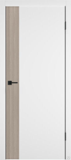 Urban V ice VFD межкомнатная дверь с чёрной алюминиевой кромкой. Производство Россия