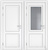 Бета межкомнатная дверь SOFT TOUCH белый софт тач Дубрава. #1