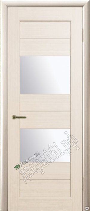 Влагостойкая межкомнатная дверь АКВА 107 ( лиственница , белёный дуб)