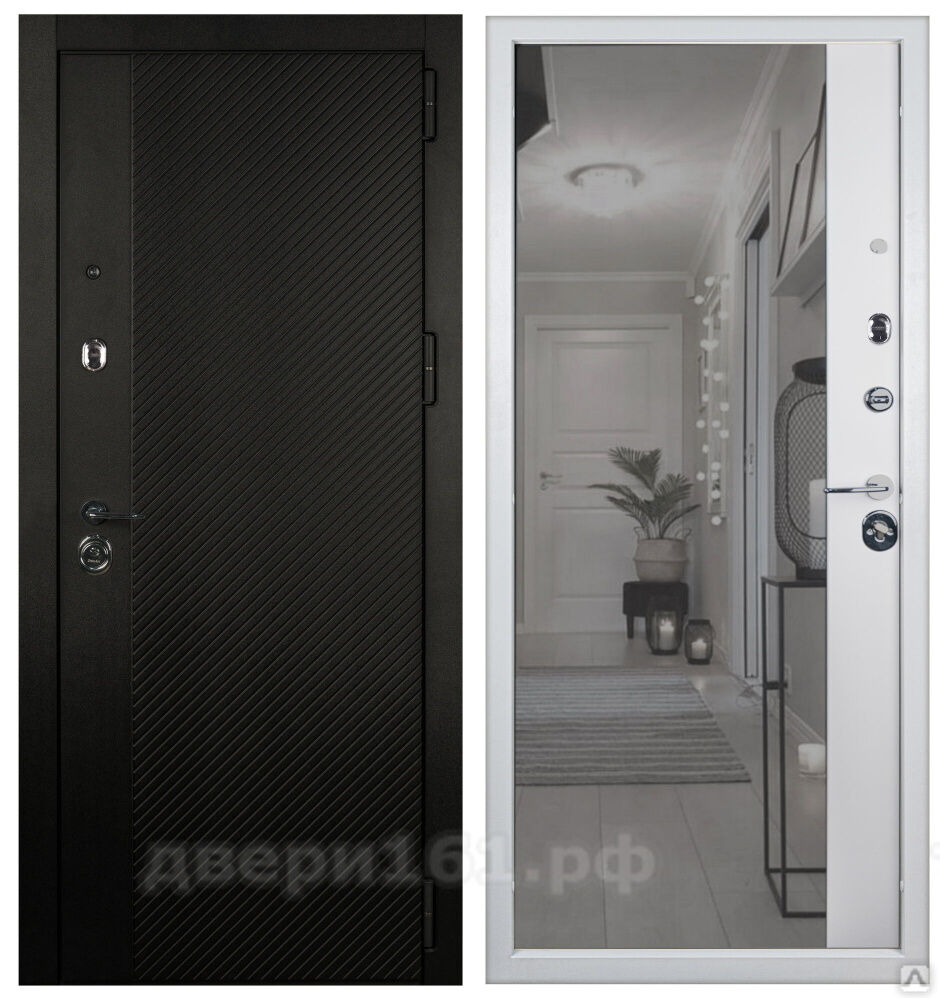 Входная дверь Нуар Чёрный кварц Производство Россия, TANDOOR 860x2050