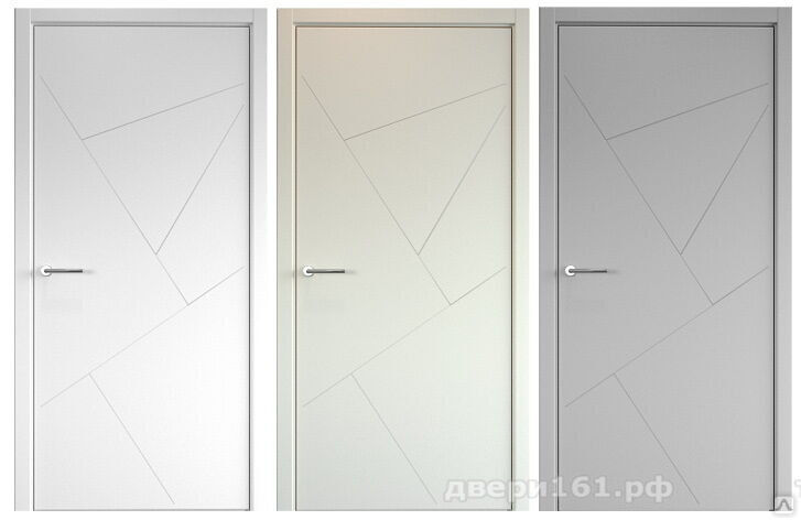 Геометрия 2 эмаль белая серая латте межкомнатная дверь Albero Альберо. Производство Россия.