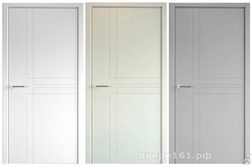 Геометрия 3 эмаль белая серая латте межкомнатная дверь Albero Альберо. Производство Россия.
