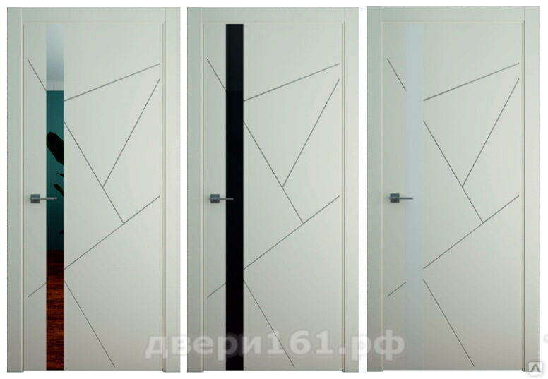 Геометрия 6 эмаль латте межкомнатная дверь Albero Альберо. Производство Россия.