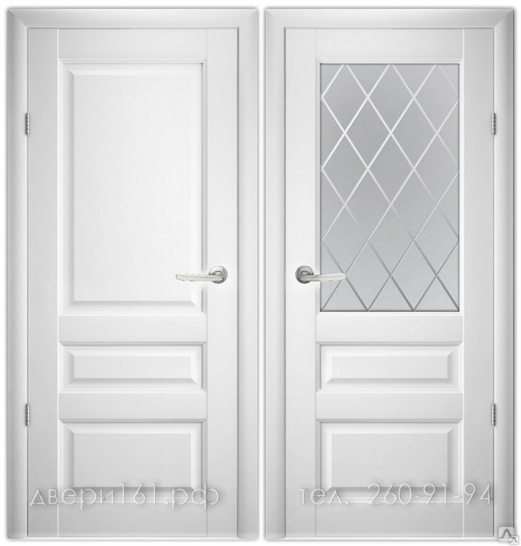 Двери Белая Эмаль С 4 АКС