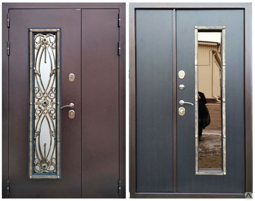 Джулия Атри 1300*2050 входная дверь со стеклопакетом венге . Йошкар-Ола.