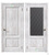 Лира межкомнатная дверь Ель альпийская ПВХ 3D Дубрава. #1