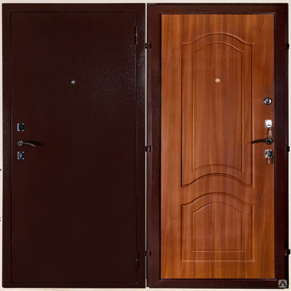 Металлические входные двери Антарес стандарт 2 фреза берёза