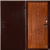 Металлические входные двери Антарес стандарт 2 фреза берёза #1