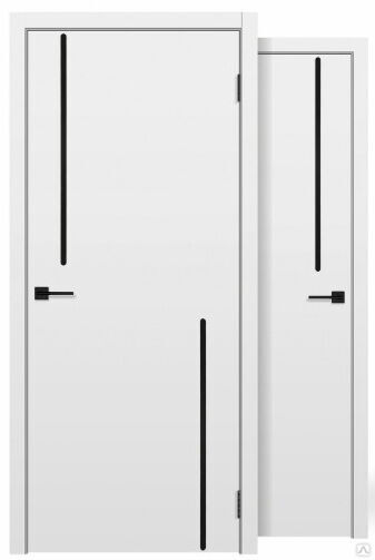 Морион Вертикаль межкомнатная дверь покрытие белая эмаль. Производство Россия, Тандор