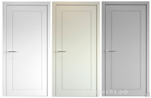 Неоклассика 1 эмаль белая серая латте межкомнатная дверь Albero Альберо. Производство Россия. #1