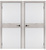 Нефрит 1 белая эмаль рустик серый (ПВХ) Тандор межкомнатная дверь #1
