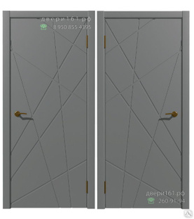 Риф межкомнатная дверь SOFT TOUCH серый софт тач Дубрава. #1