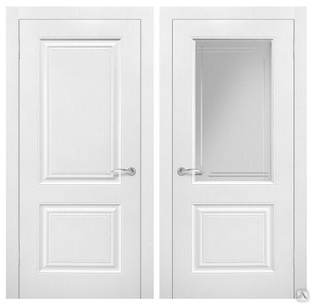 Сканди 2 белая эмаль межкомнатная дверь. Производство Россия. #1