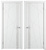 Флитта межкомнатная дверь Flitta polar white glass покрытие белая эмаль. Производство Россия #1