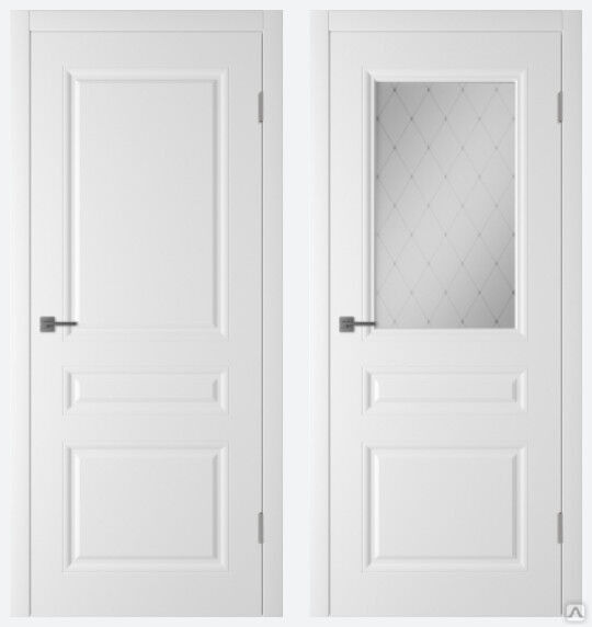 Челси межкомнатная дверь Chelsy polar покрытие белая эмаль. Производство Россия