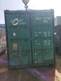 Мopcкой контейнер 20 футoв б/у (высoта 2,9 м). 