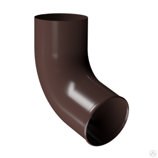 Отвод трубы Stal Premium 90 мм шоколад #1