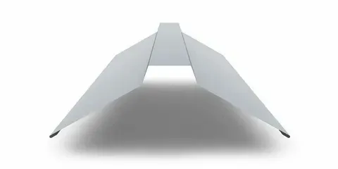 Планка конька плоского оцинкованная 0,45 мм