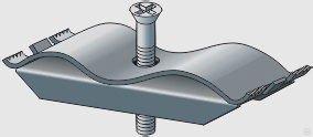 Крепёж ЛВ-Б-10,4,3,5-ОС к лотку водоотводному бетонному и полимерпесчаному 